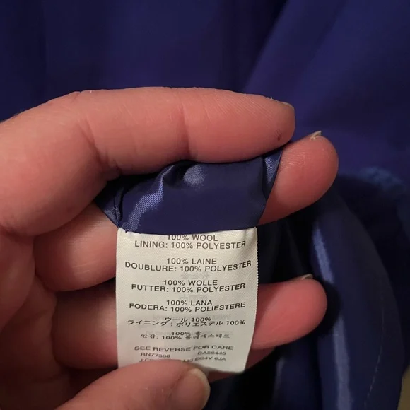 NWT J Crew Double-Faced Wool Royal Blue Crepe Suit Sheath Dress Size 2 - Picture 8 of 10